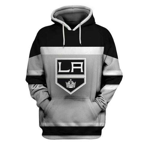 LA Kings Gray All Stitched Hooded Sweatshirt,We sell and wholesale LA Kings Gray All Stitched Hooded Sweatshirt on line form chian!